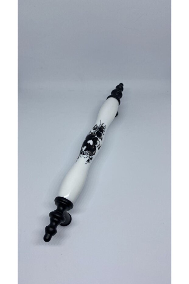 128 Mm Siyah Gül Polimer Lüks Kulp - 4