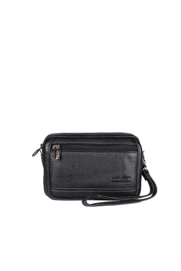 112 Aka Portfolio Bag حقيبة كتف سوداء