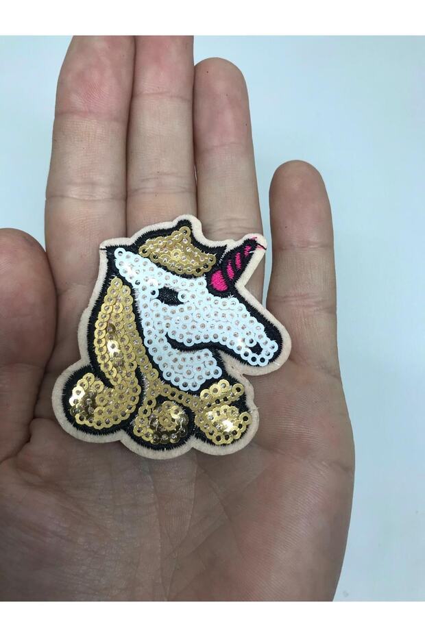Unicorn Sequin Sequin Crest - 1
