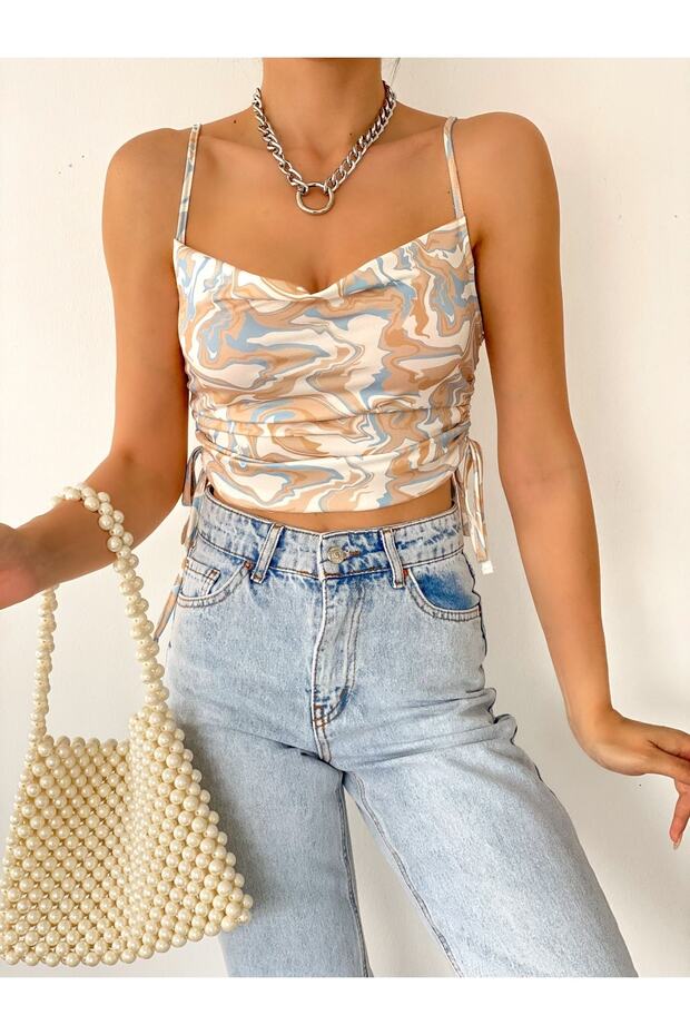 منقوشة حبل الشريط الجانب تجمع المحاصيل - 1