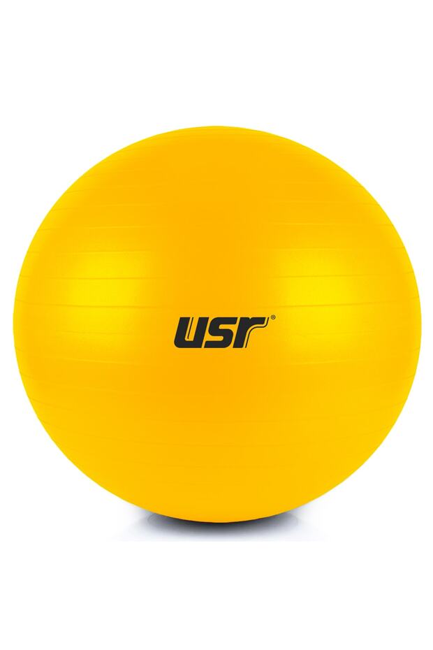 Pilates Topu 554bm 20+55 cm Pilates Topu  Pompa ve  2 Lastik Sarı - 5