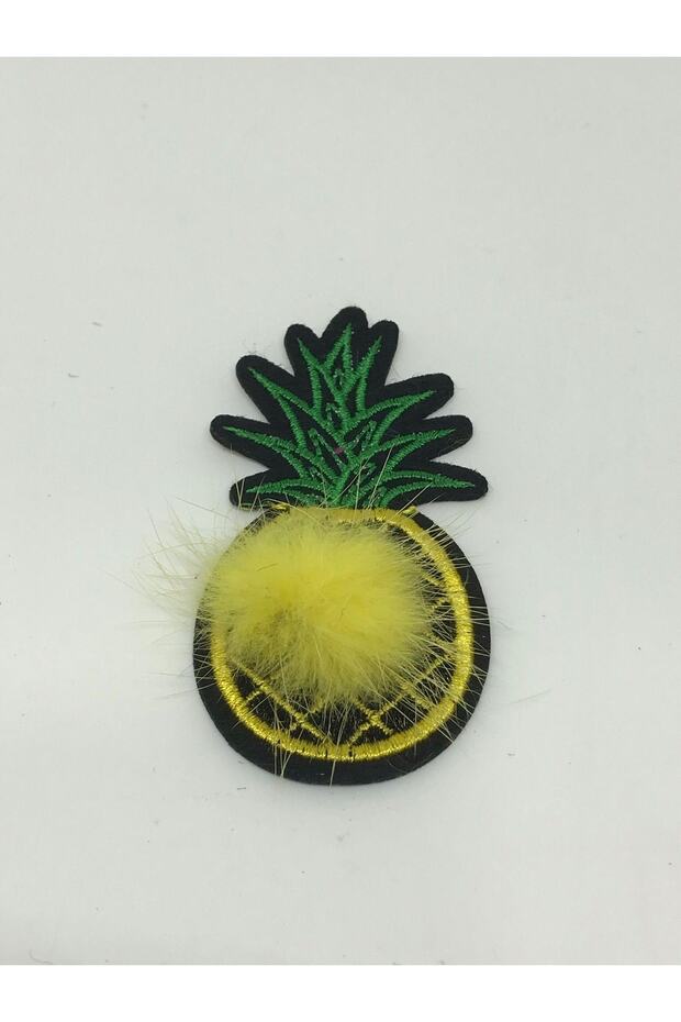 Yellow Feather Pineapple Crest - 2