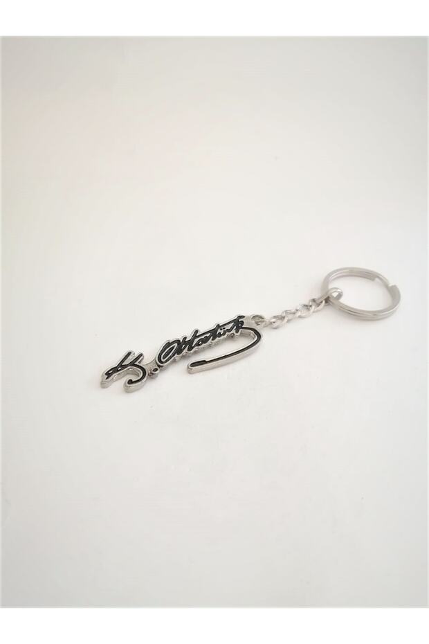 Ataturk Signature Keychain