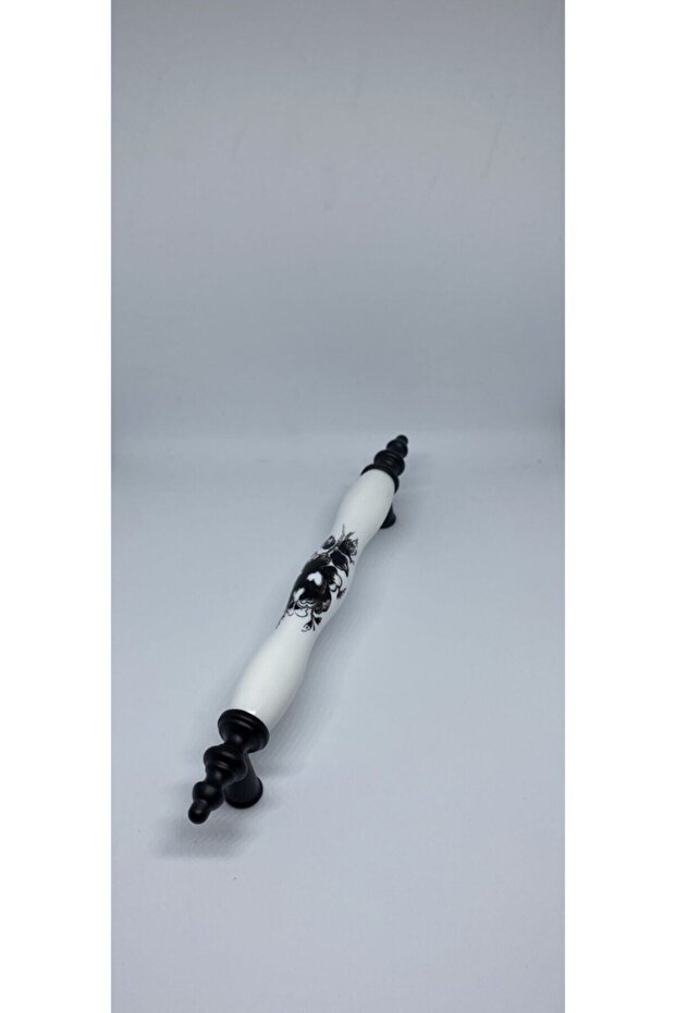 128 Mm Siyah Gül Polimer Lüks Kulp - 3