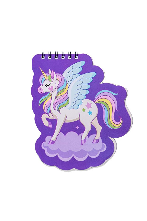 Kanatlı Unicorn Şekilli Defter - 1