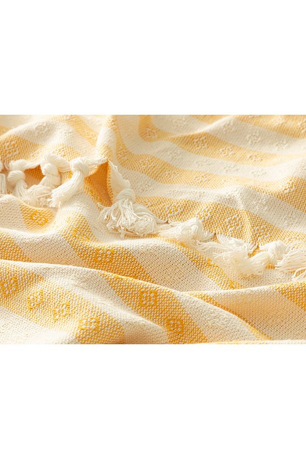 Belle Dokuma Tek Kişilik Yatak Örtüsü 160x240 Cm Sarı - 3
