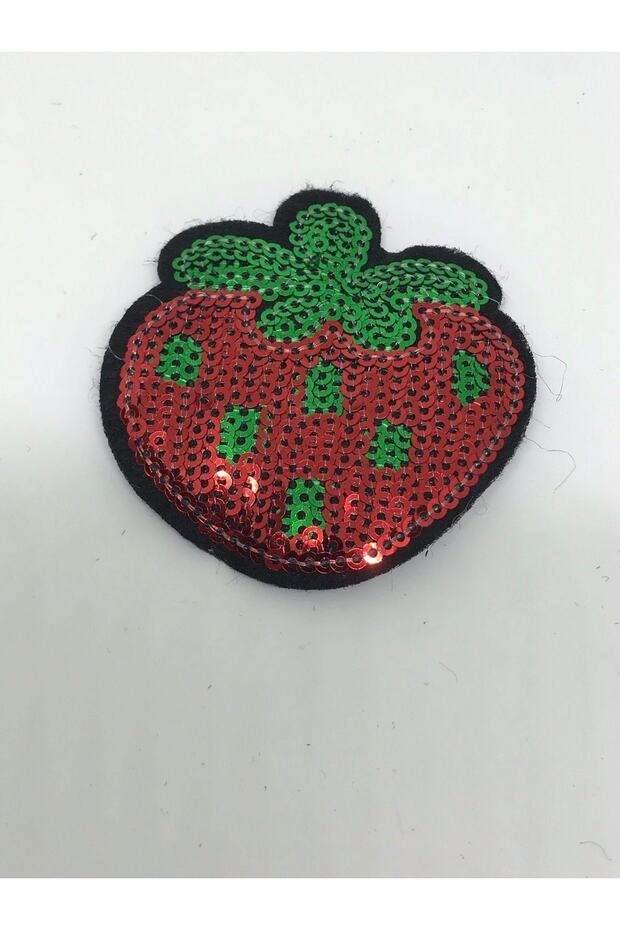 Strawberry Flake Sequin Crest - 2