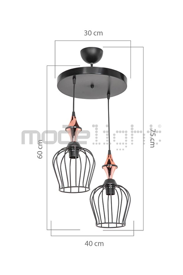 Akses Karo / Küre 2li Lena Avize - 4