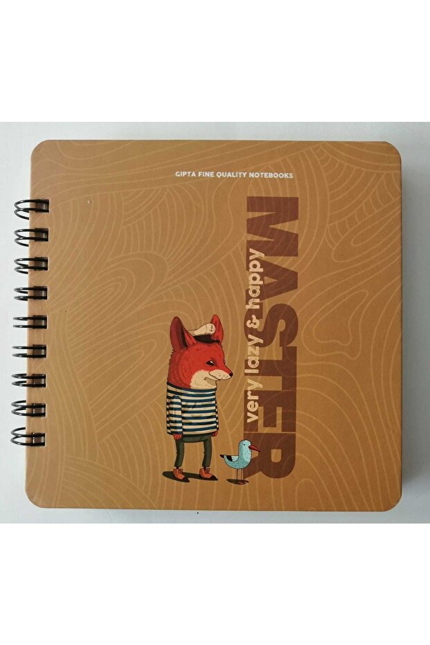 دفتر ملاحظات مبطن مقاس 16 × 16، غطاء سميك 100 ورقة، Very Lazzy & Happy