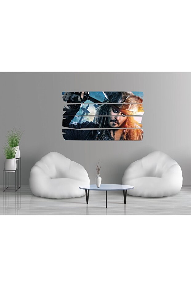 Karayip Korsanları Jack Sparrow Mdf Tablo 3071 (model E) - 2