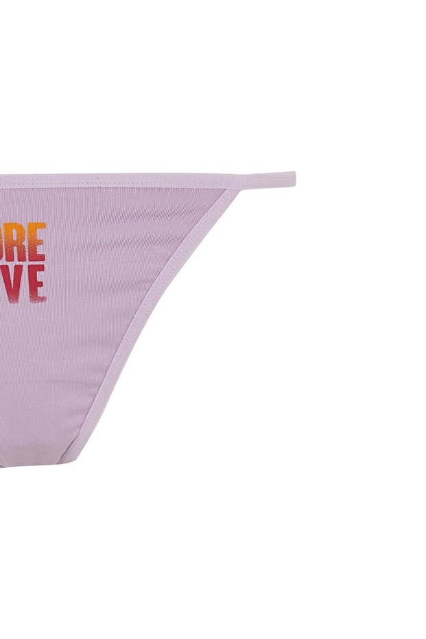 Fall In Love Baskılı String Külot - 3
