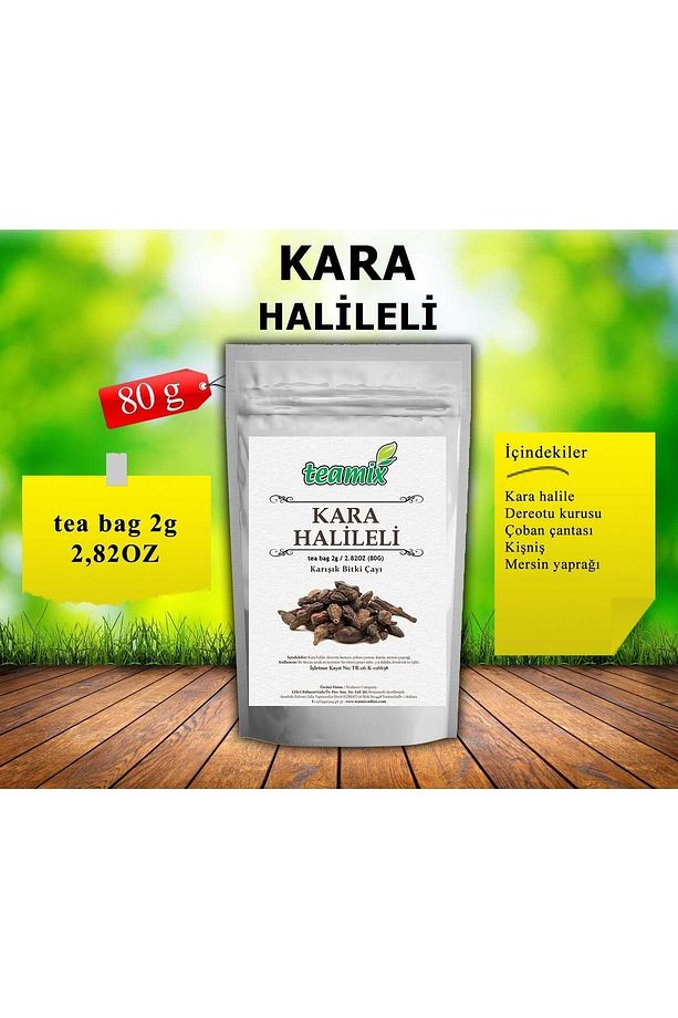 Kara Halileli Bitki Çayı 80 gr Süzen Poşet Çay - 1