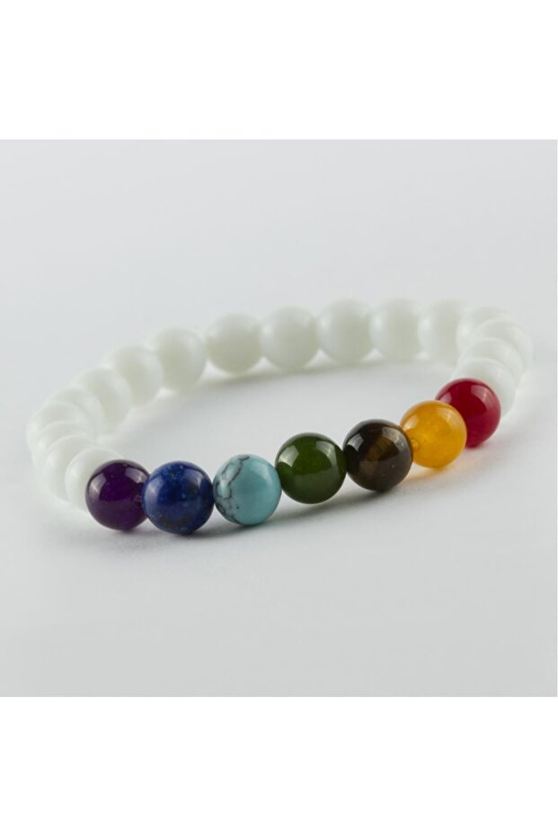 7-Piece Natural Stone Chakra Bracelet