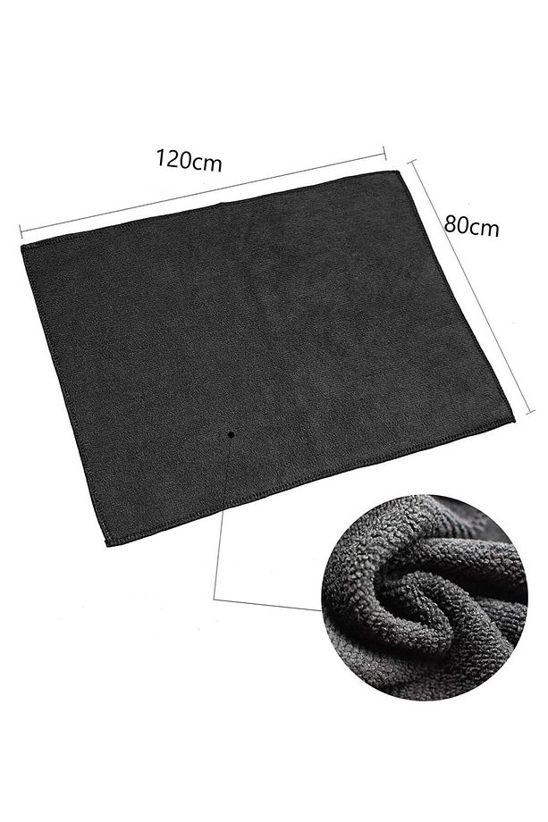 80cmx120cm Gri Orjinal Mikrofiber Çocuk Plaj Havlusu - 2