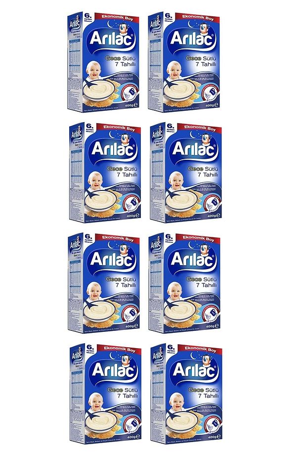 Instant Ek Gıda 7 Tahıllı Gece 400 gr X 8 Adet - 1