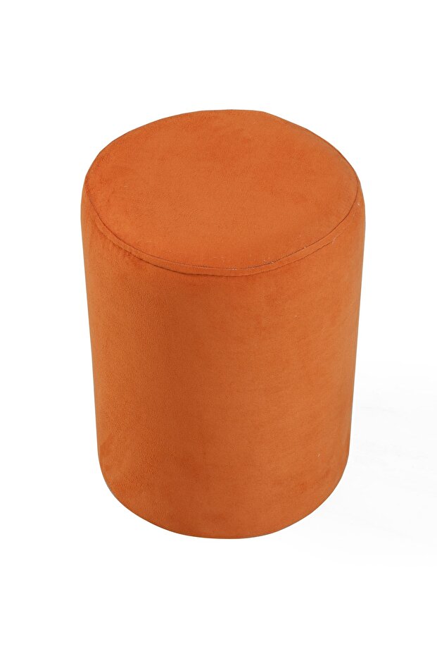 Soho Silindir Puf Turuncu Kiremit - 3