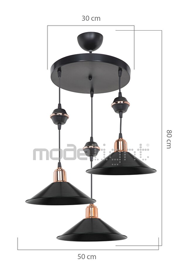 Akses Karo / Krom 3lü Maya Sarkıt - 4