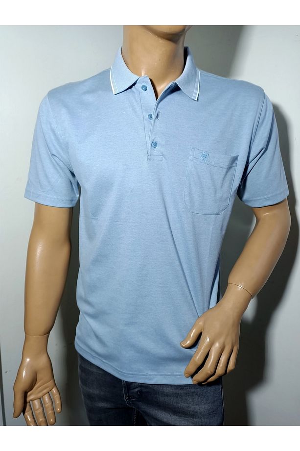 Klasik Tek Cep Yakalı T-shirt - 1