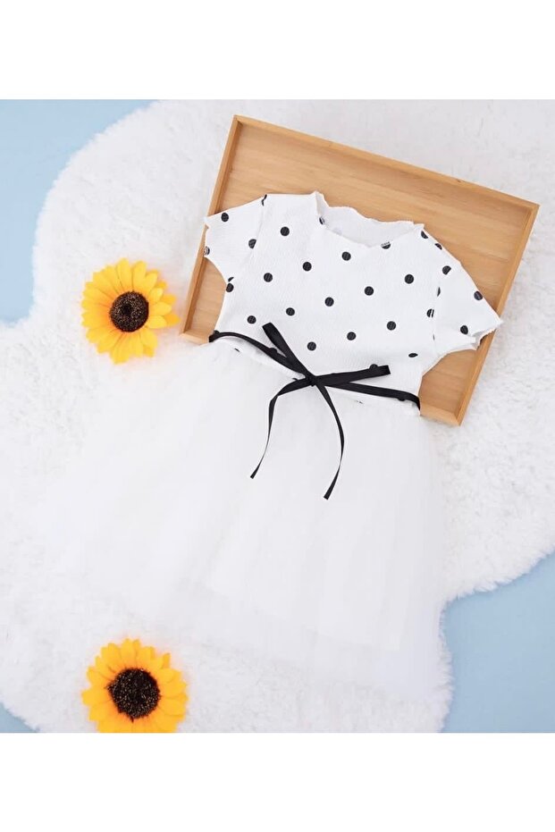 1027 Polka Dot Tutu Dress for 2-3-4 Years Old