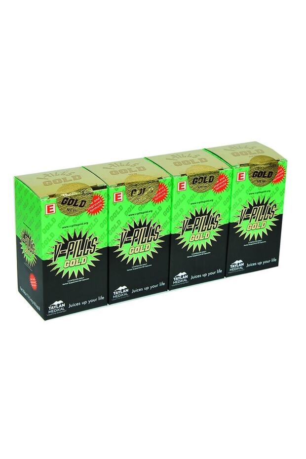 VPills Gold Bitkisel 60 Kapsül 4Kutu - 5
