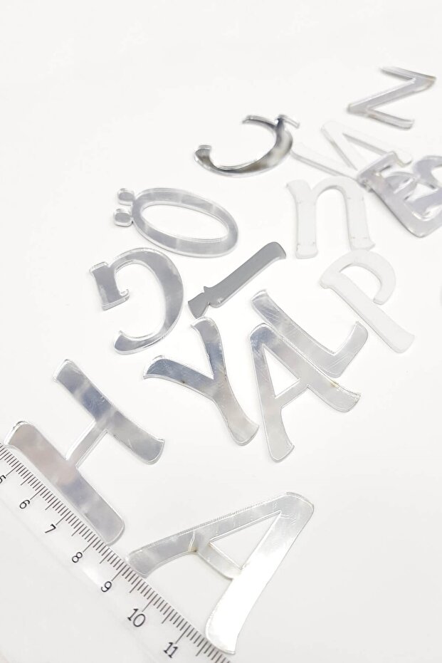 Plexi Mirrored Letter - 3