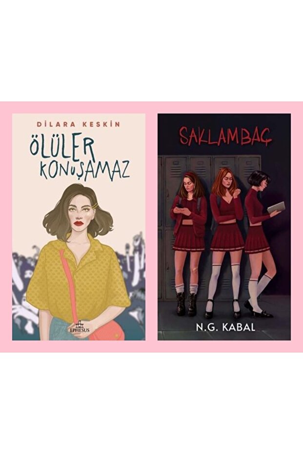 2 Ciltli Kitap Set Ölüler Konuşamaz & Saklambaç / Dilara Keskin & N. G. Kabal
