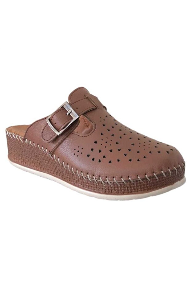 162512 2fx Taba Kadın Günlük Sabo Terlik - 1