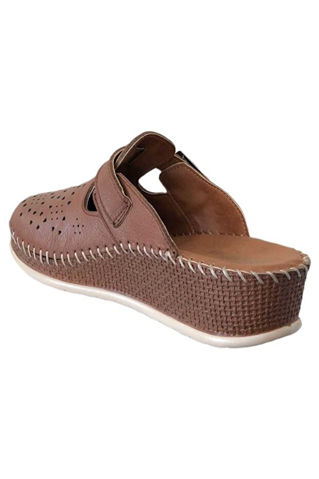 162512 2fx Taba Kadın Günlük Sabo Terlik - 3