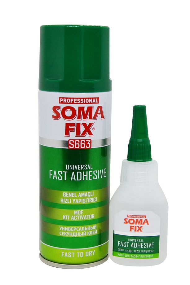 Soma Fix Profesyonel Hızlı Yapıştırıcı 200 Ml Sprey 50 Ml Yapıştırıcı - 1
