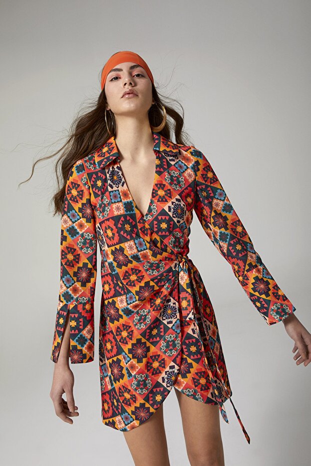 Lızzy Krep Şifon Elbise - 2