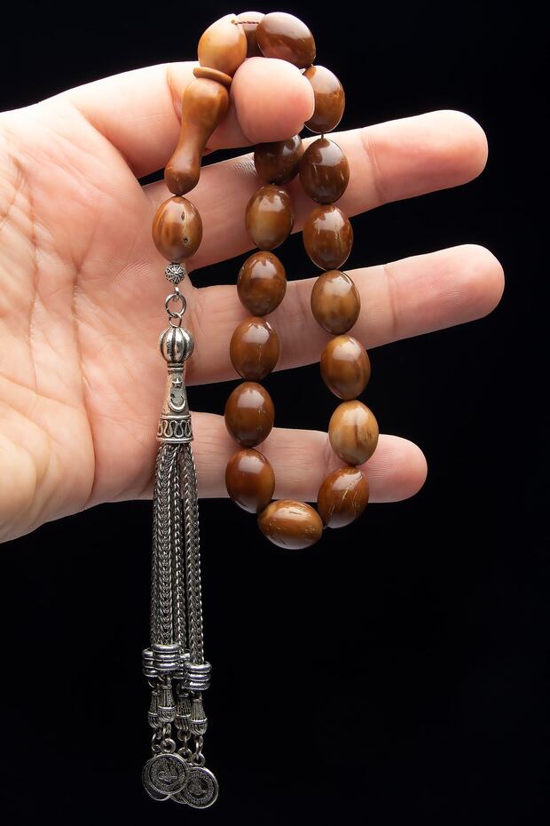 Men's 12x16mm Mascot Size Kuka Tasbih Efe Tasbihi