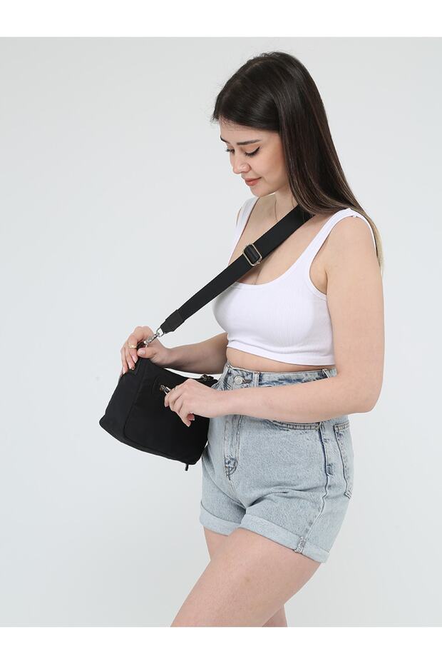 Siyah Çapraz Çanta - 6