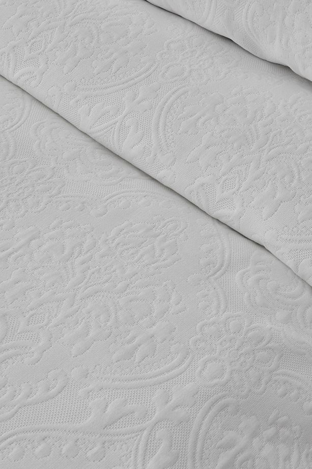 White Colletion Melita Çift Kişilik Yatak Örtüsü Seti - 4