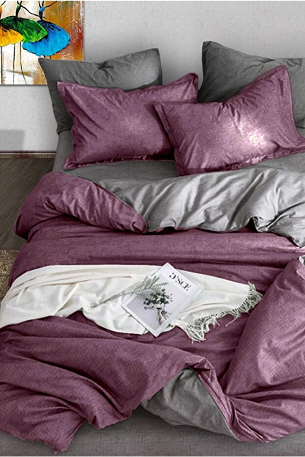 Ranforce Jednokrevetno Set posteljine Prašnjava ruža - 1