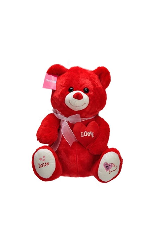 Love - My Love - Teddy Bear 50 cm - Red - Skradapelus84