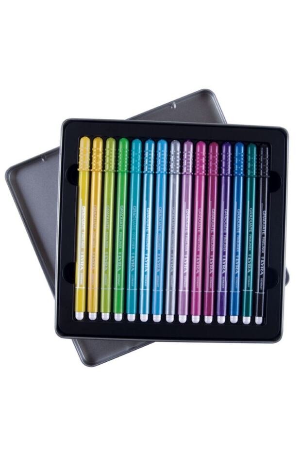 Graduate Fineliner Pen Set 0.5mm - 15 Colors (Fresh)