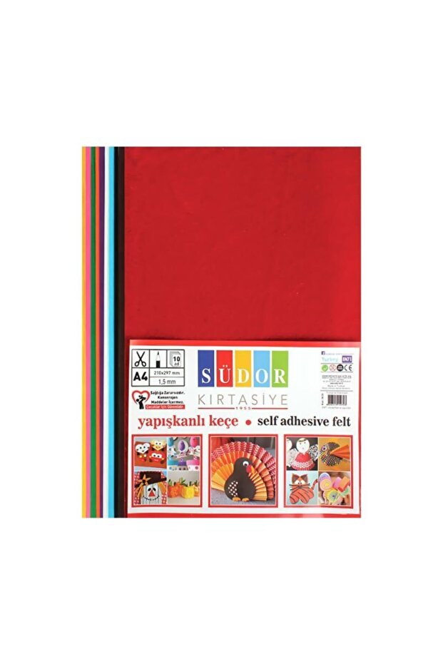 لباد لاصق 20*30 سم 10 ألوان