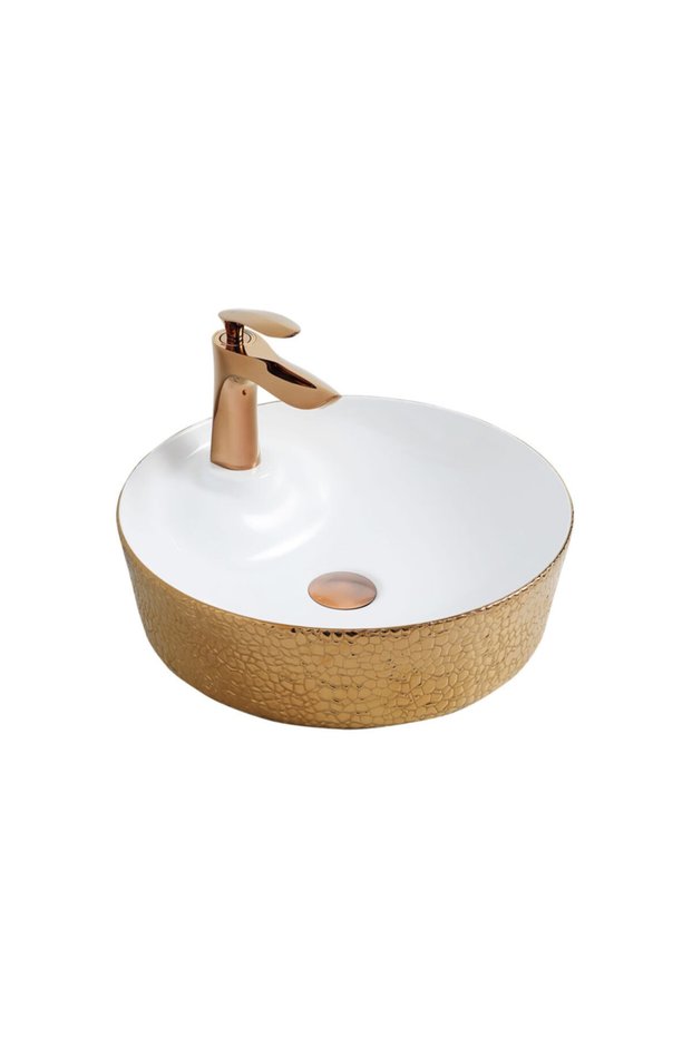 Mona Rose Gold Çanak Lavabo
