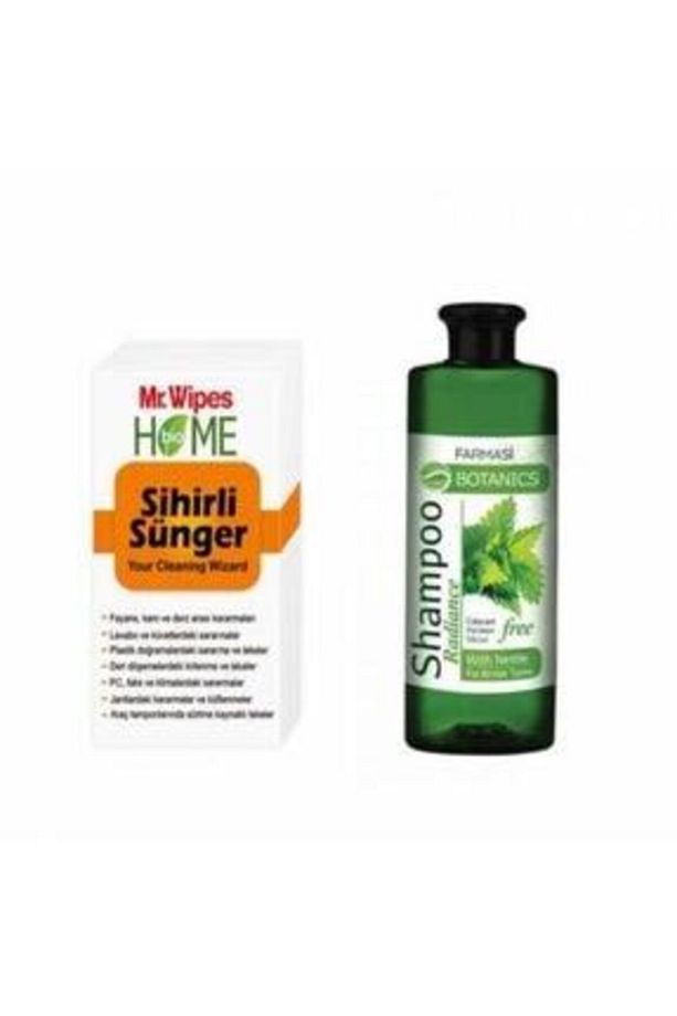 Sihirli Sünger Ve Botanıcs Isırgan Otlu Şampuan 2 Li Set - 1