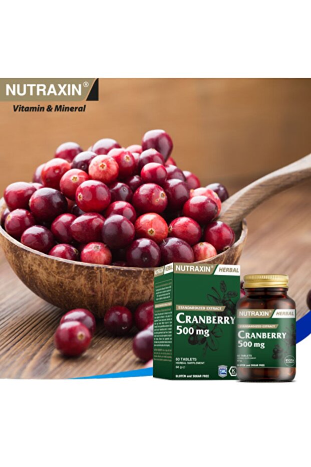 Cranberry 500mg 60 Tablets + Hap Kutusu - 6