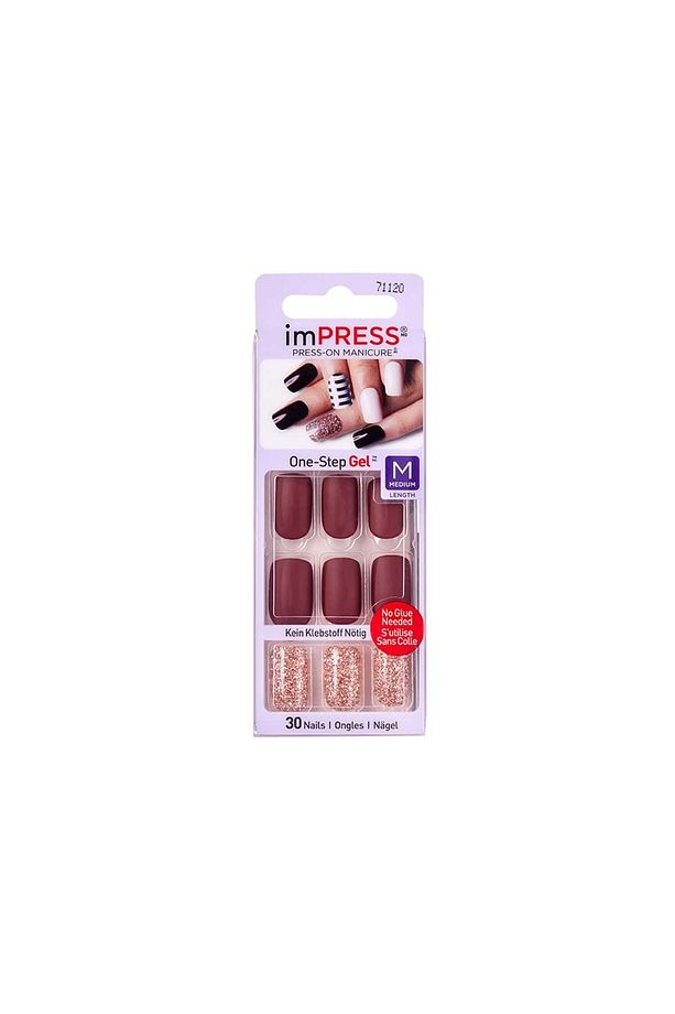 Kendinden Yapışkanlı Takma Tırnak - Orta Uzunluk - Yapıştır Çık -bıpam016 - 731509711202 - 1