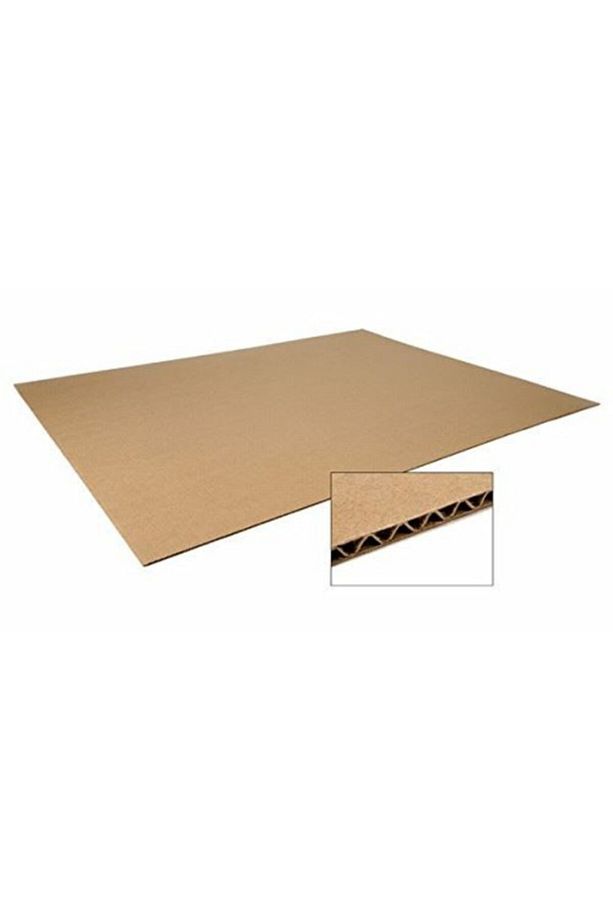 100x120 Oluklu Mukavva Karton (12'li Paket) 3mm Maket Kartonu - Ödev Kartonu - Tuval Kartonu - 3