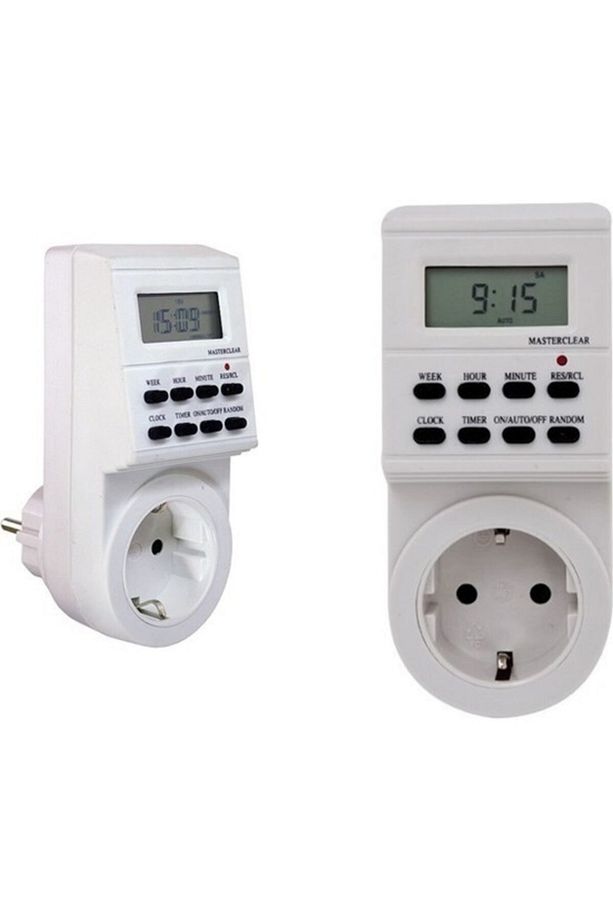 8 Programlı Dijital Zaman Saati Timer - 1