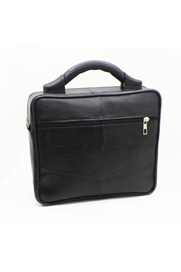 Genuine Leather Mini Size Briefcase - 5