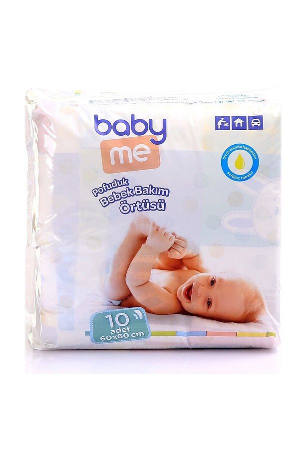 Pofuduk Alt Değiştirme Örtüsü 10 Adet 60x60 Bae-20018 - 1