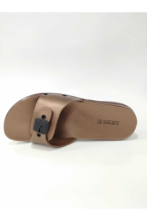 6500 Minelli Ortopedik Bakır Terlik - 2