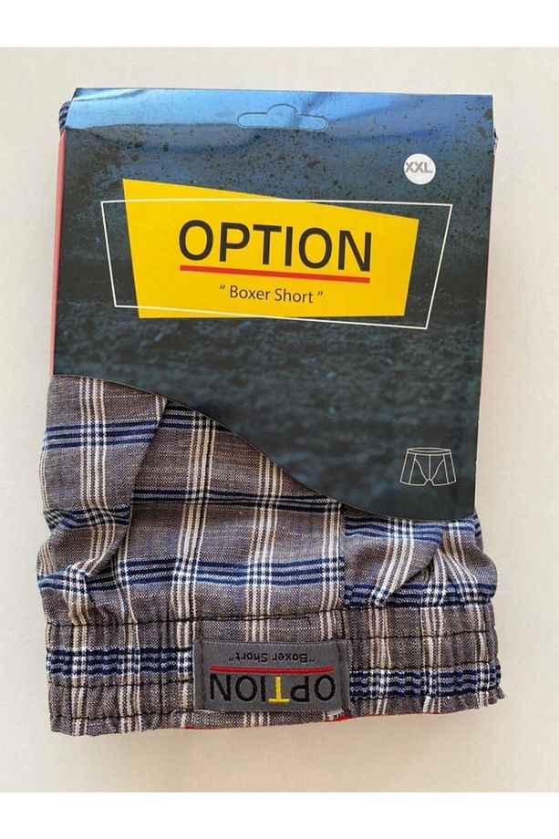 Erkek 5'li Paket Poplin (Pamuk) Boxer Şort - 15