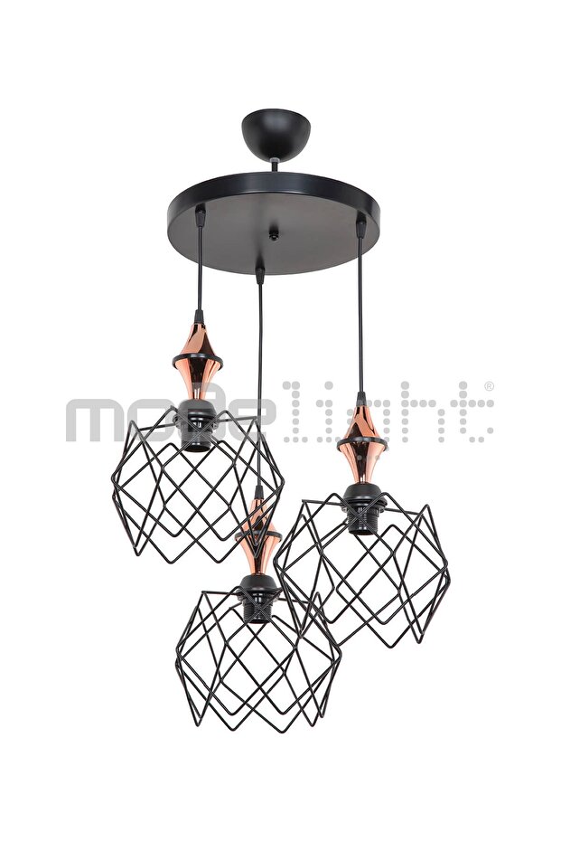 Akses Karo / Küre 3lü Koza Avize - 3