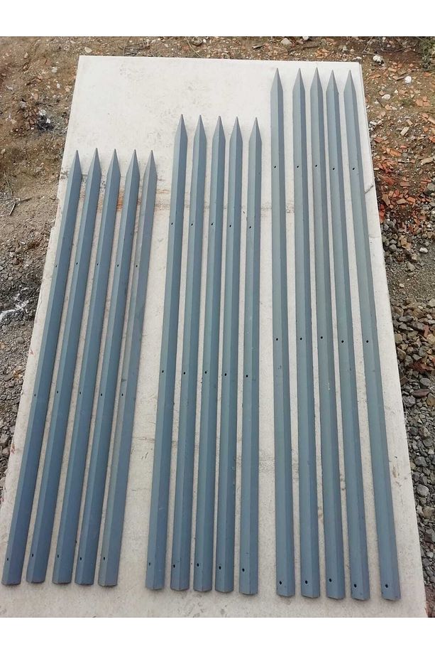 10 Adet 170 Cm Bahçe Çit Direği - 1