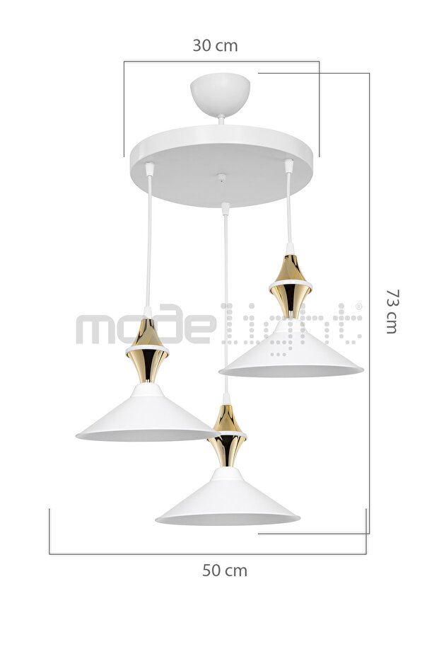 Akses Karo / Krom 3lü Maya Sarkıt - 4
